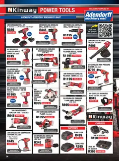 Adendorff specials catalogue – valid from 01/07/2026 | Page: 36 | Products: Cutter, Drill, Battery, Angle grinder