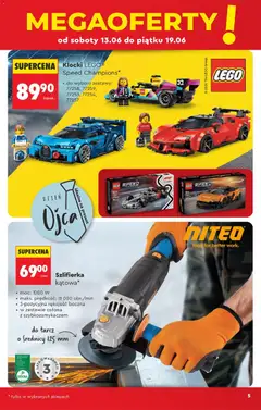 Pogląd oferty "Klocki LEGO® Speed Champions*, Klocki LEGO® Speed Champions, do wyboru zestawy: 77258, 77259, 77253, 77254, 77257" - ważna od 13.06.2026 | Strona: 7 | Produkty: PC, Lego, Szlifierka
