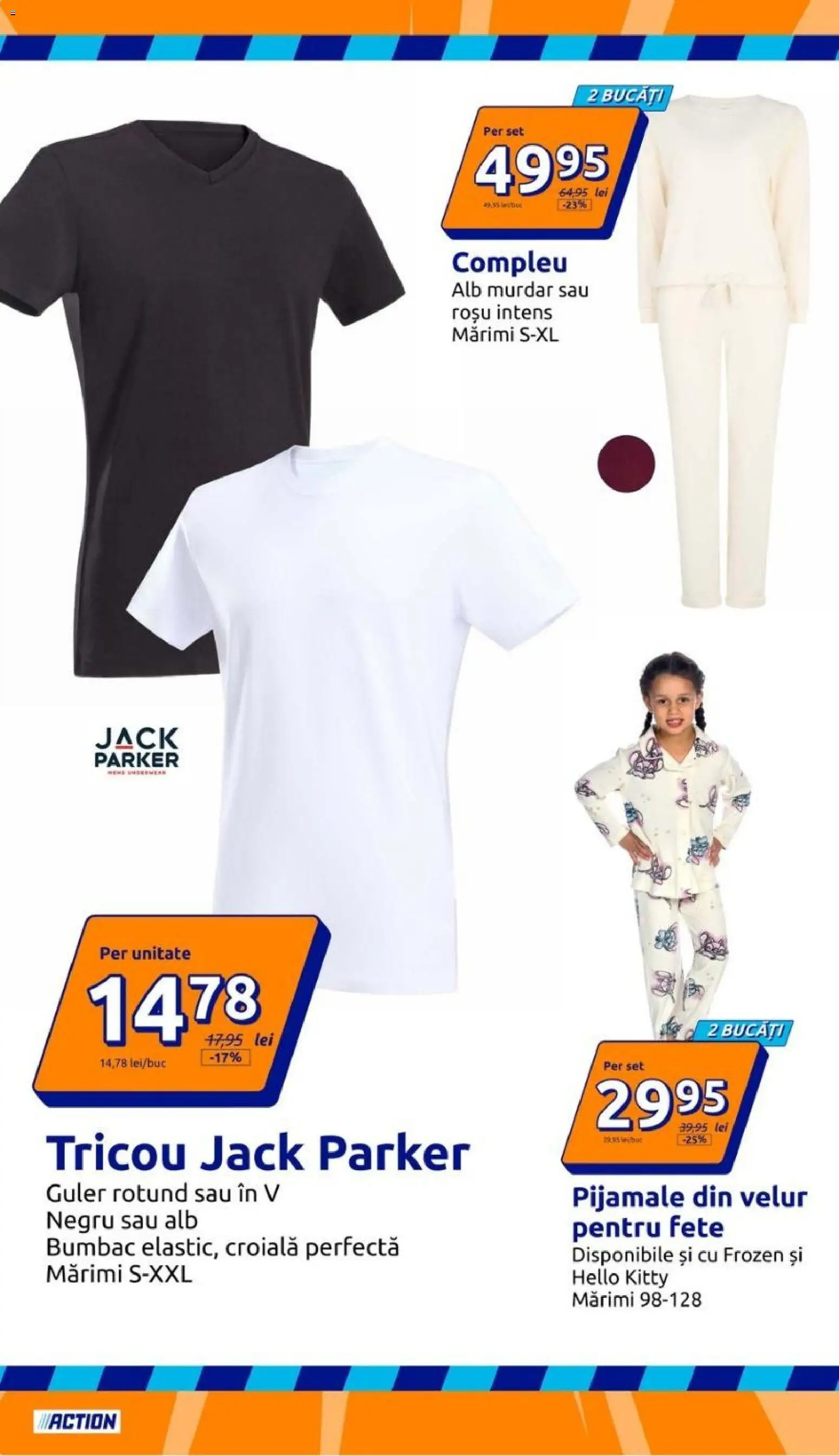Noul catalog ACTION – valabil de la 30.09.2026 | Pagină: 8 | Produse: Tricou, Pijamale