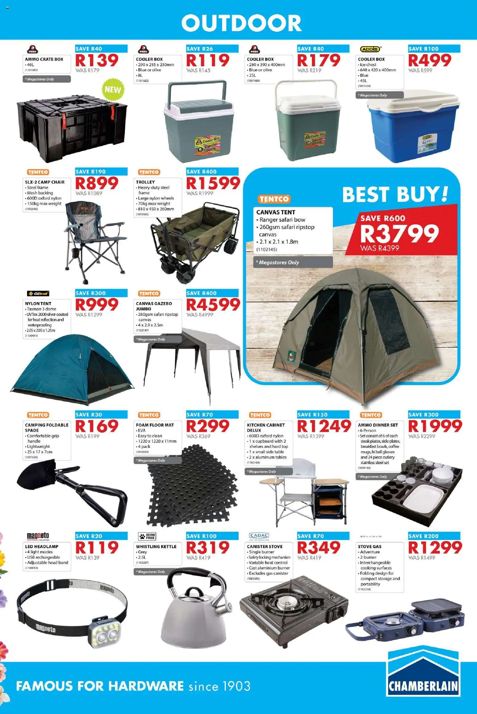 New Chamberlain catalogue – valid from 13/08/2026 | Page: 15 | Products: Glasses, Side table, Stove, Spade
