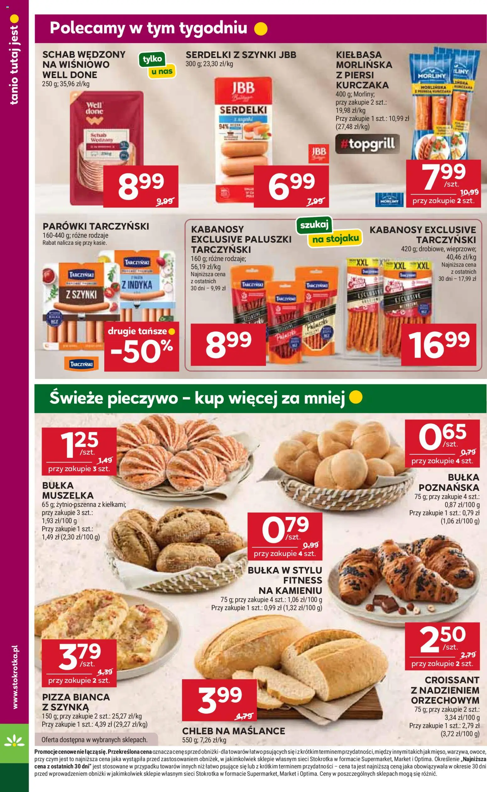 Stokrotka gazetka od 11.06.2026 | Strona: 20 | Produkty: Piersi, Stokrotka, Kabanosy, Owoce