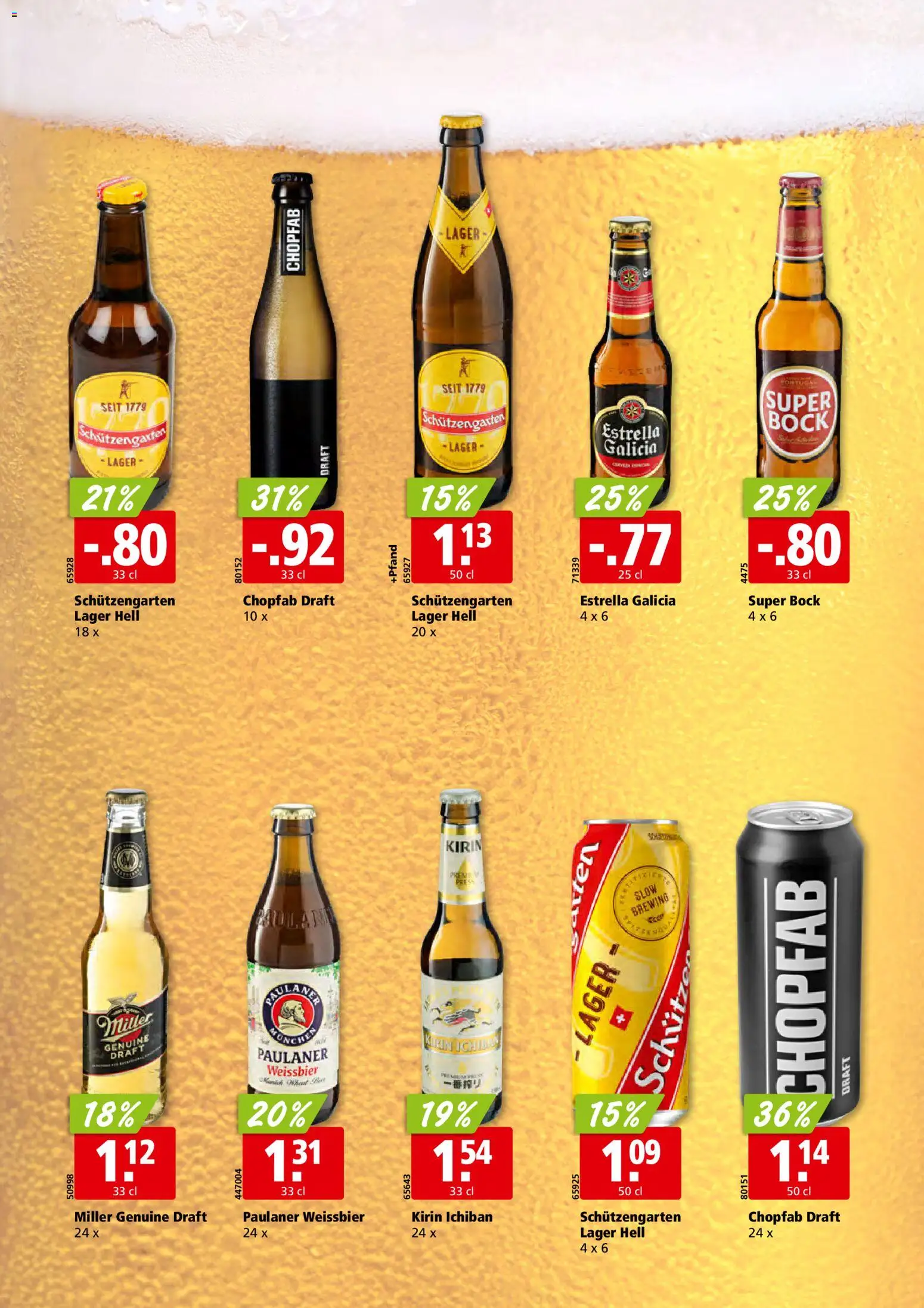 Aligro aktionen Chavannes, Matran, Genf, Sitten – gültig ab 12.10.2026 | Seite: 28 | Produkte: Weißbier