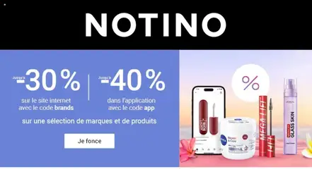 Offres - Prévisualisation de Notino valide à partir de 18.05.2026