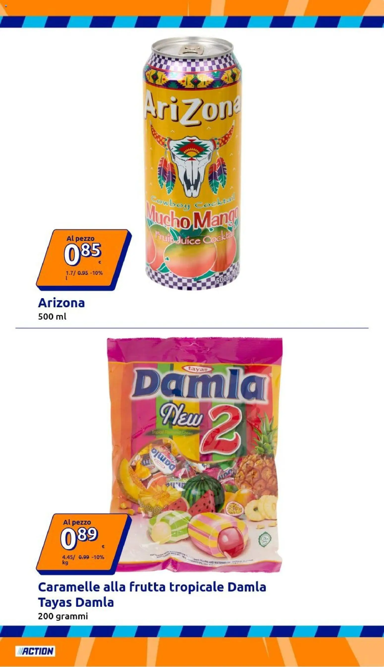 Volantino Action del 02/09/2026 | Pagina: 17 | Prodotti: Caramelle, Frutta, Frutta tropicale