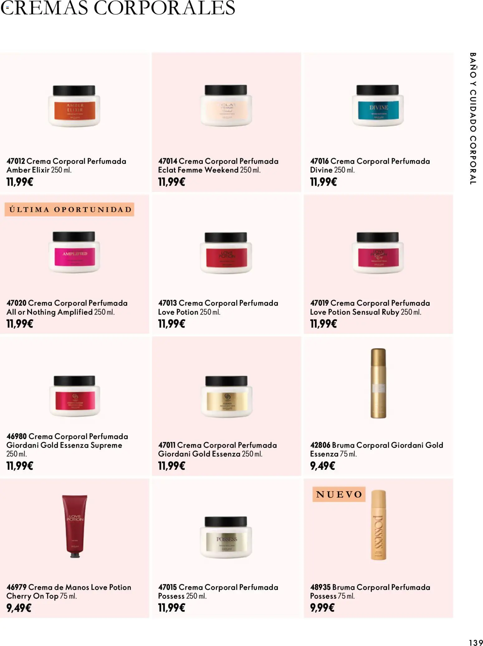 Oriflame - Catálogo Campaña 14 │ válido desde el 07/10/2026 | Página: 139 | Productos: Crema de manos, Crema, Baño