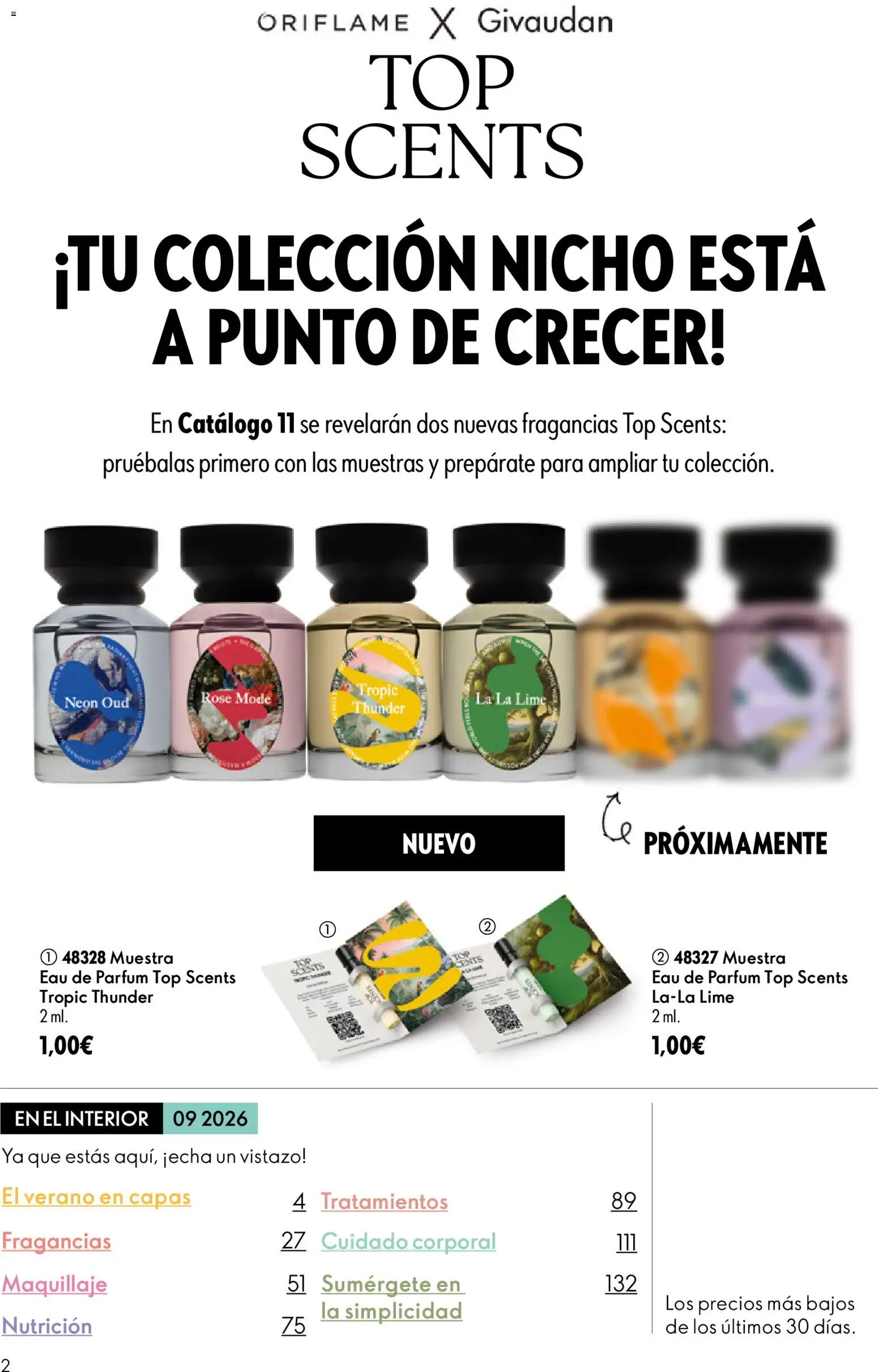 Oriflame - Catálogo Campaña 9 │ válido desde el 24/06/2026 | Página: 2 | Productos: Maquillaje, Eau de parfum