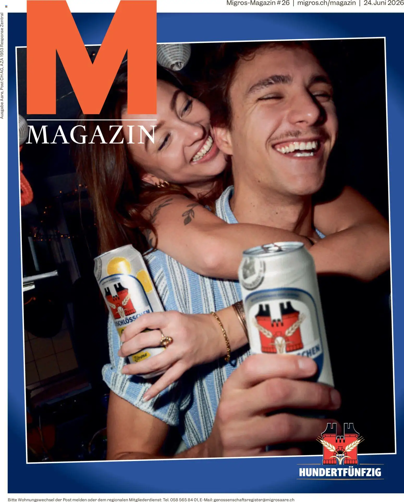 Migros aktionen Magazin – gültig ab 24.06.2026 | Seite: 1 | Produkte: Bier, Zitrone