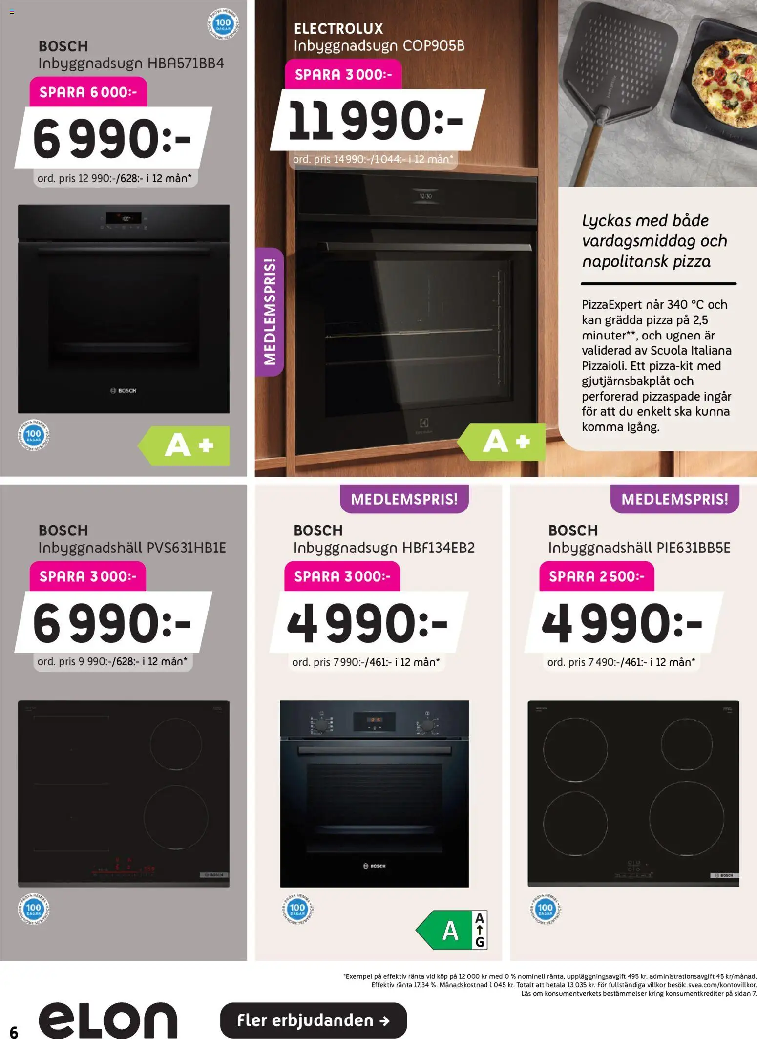 Elon reklamblad aktuell från 21/09/2026 | Sida: 6 | Produkter: Pizza, Pizzakit, Ugnen