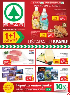 Spar Katalog - Pregled kataloga iz trgovine Spar, vrijedi od 02.09.2026