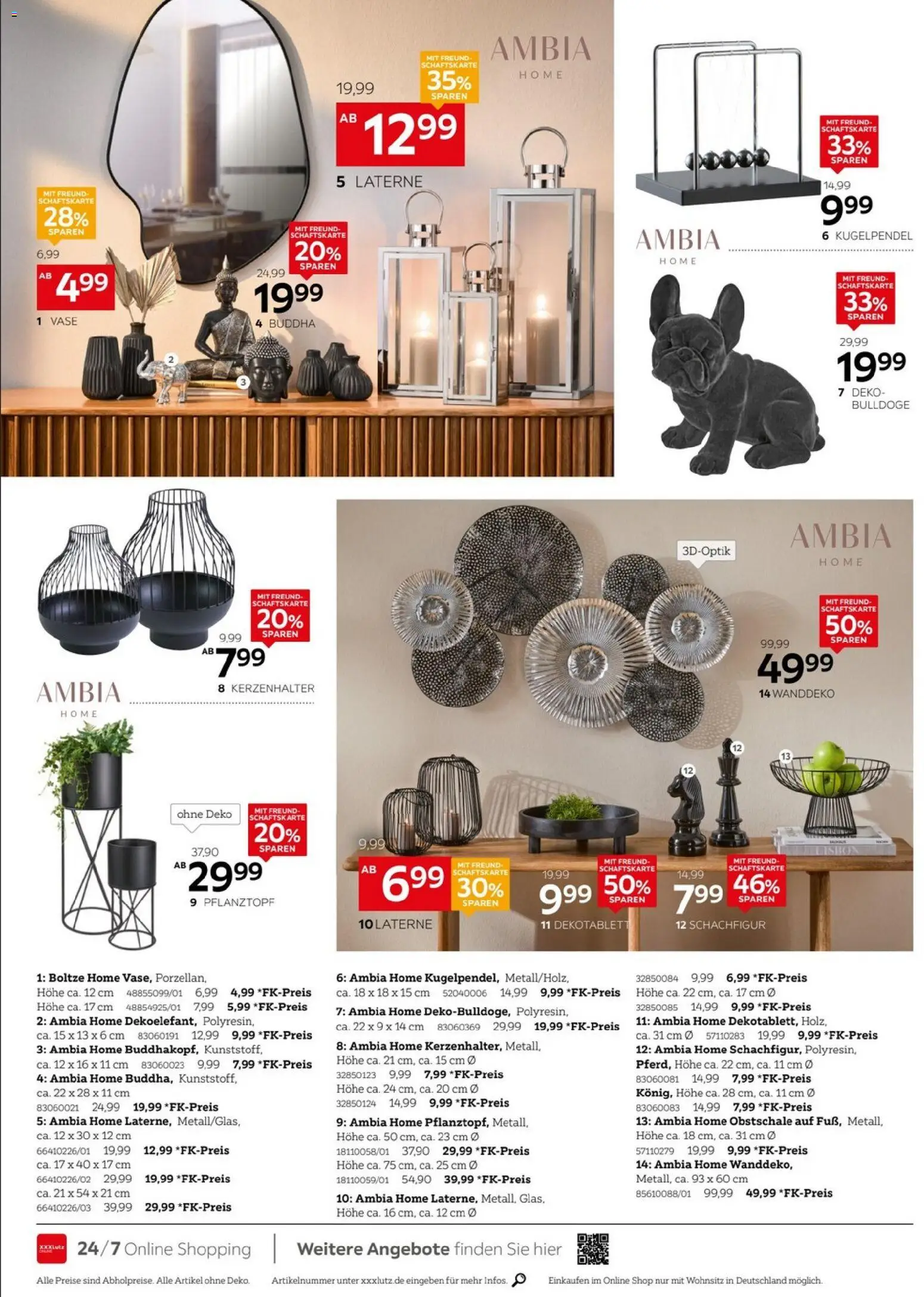 XXXLutz Restaurantgutscheine – gültig ab 26.09.2026 | Seite: 8 | Produkte: Vase