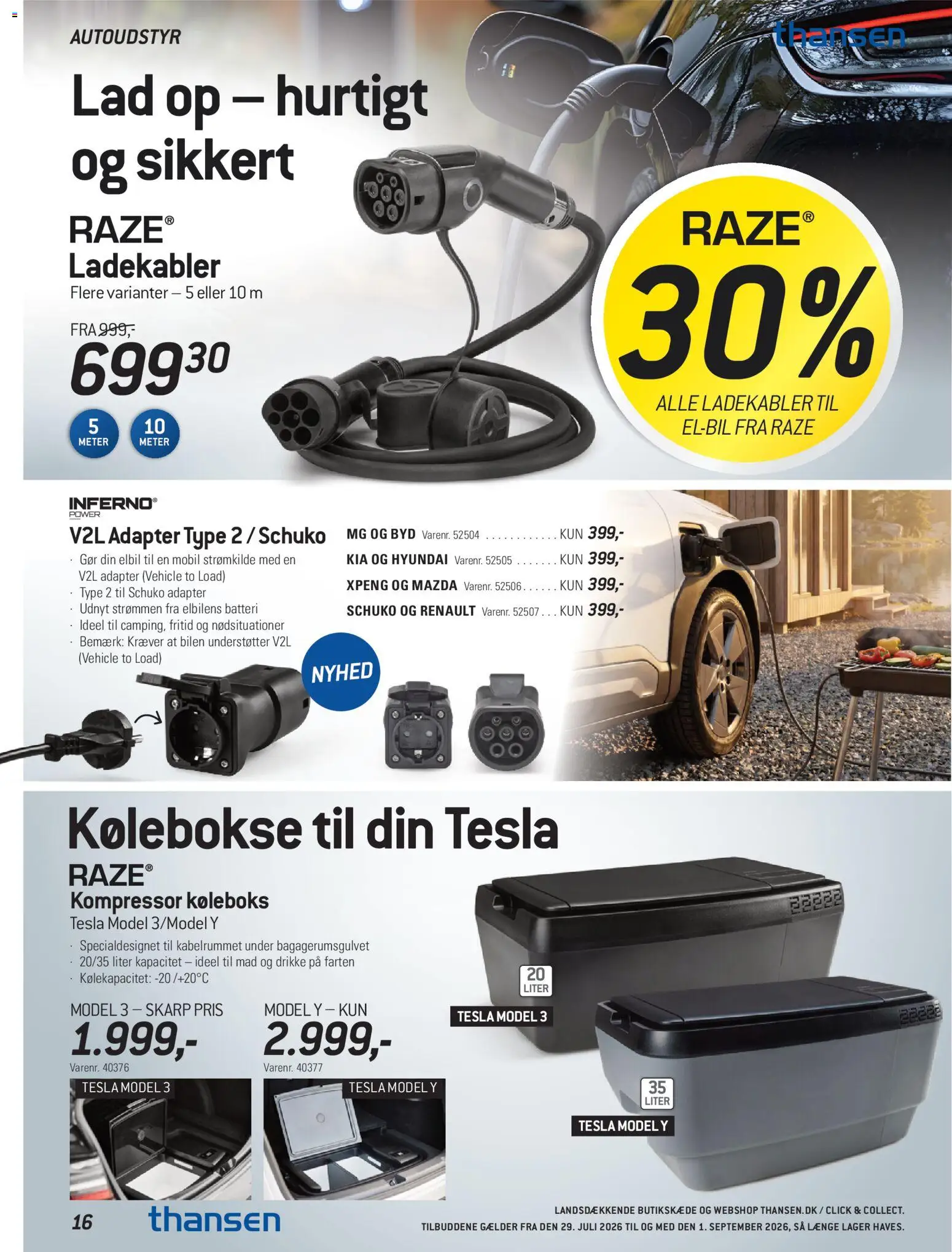 Thansen tilbudsavis – gyldig fra 29/07/2026 | Side: 16 | Produkter: Batteri