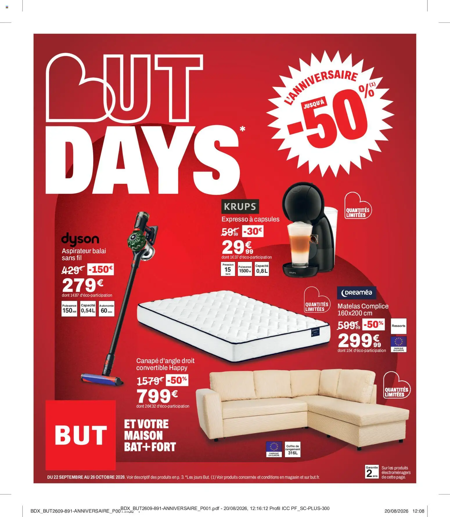 {H1} | Page: 1 | Produits: Dyson, Capsules, Krups, Canapé d’angle