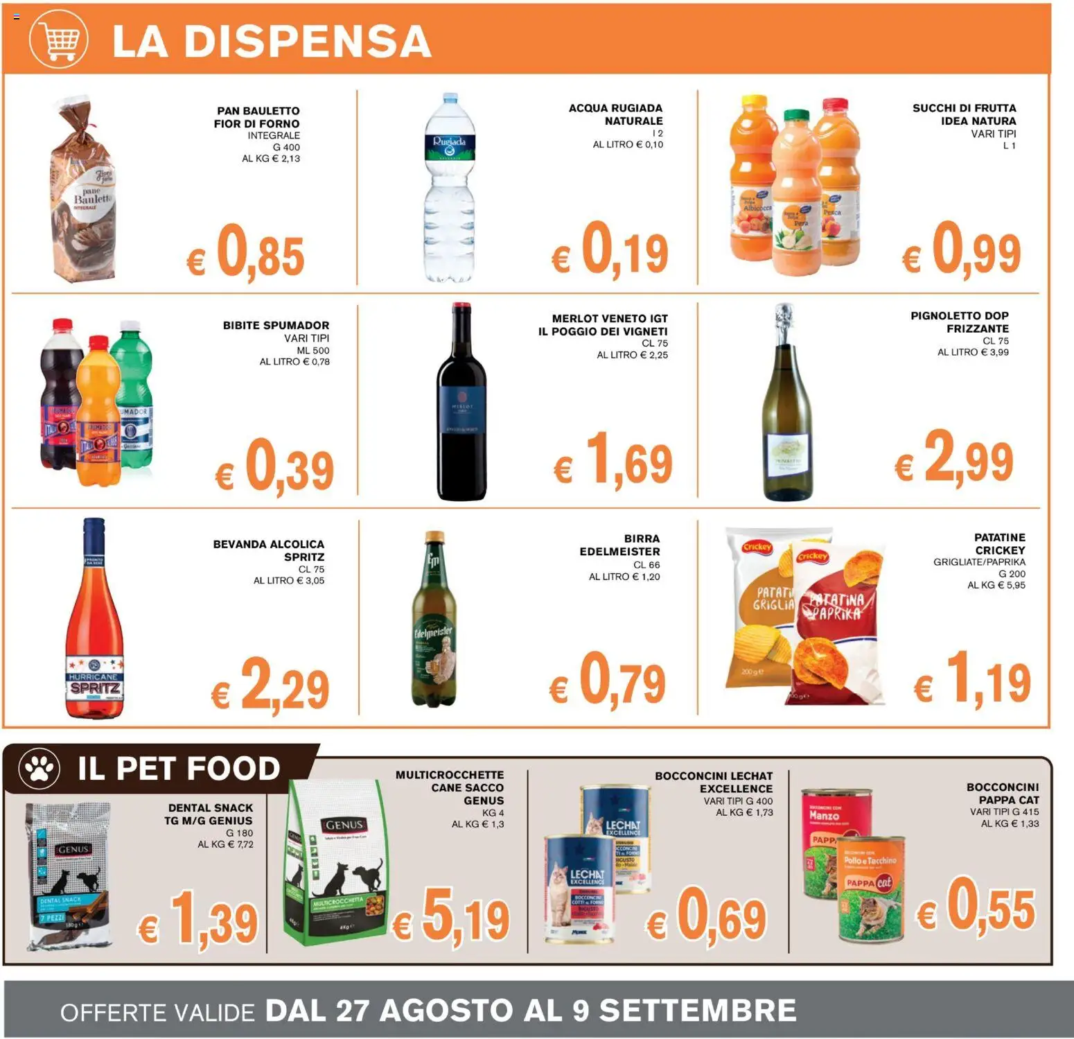 Volantino Coal del 28/08/2026 | Pagina: 10 | Prodotti: Pane, Manzo, Patatine, Tacchino