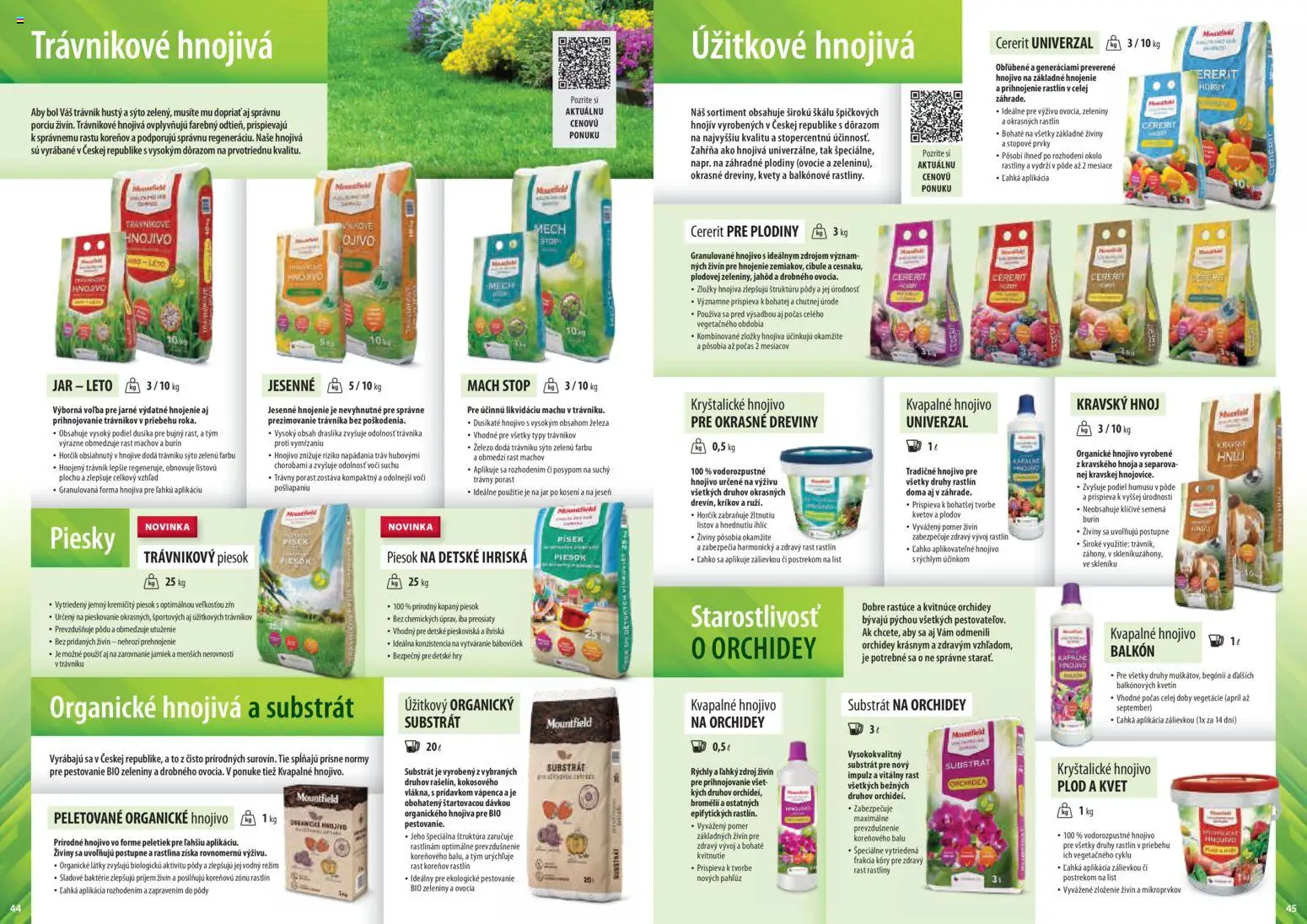 Nové Mountfield akcie – leták je platný od 25.03.2026 | Strana: 23 | Produkty: Kvety, Substrát, Orchidea, Jar