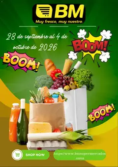 Vista previa BM Supermercados folleto válido desde el 28/09/2026