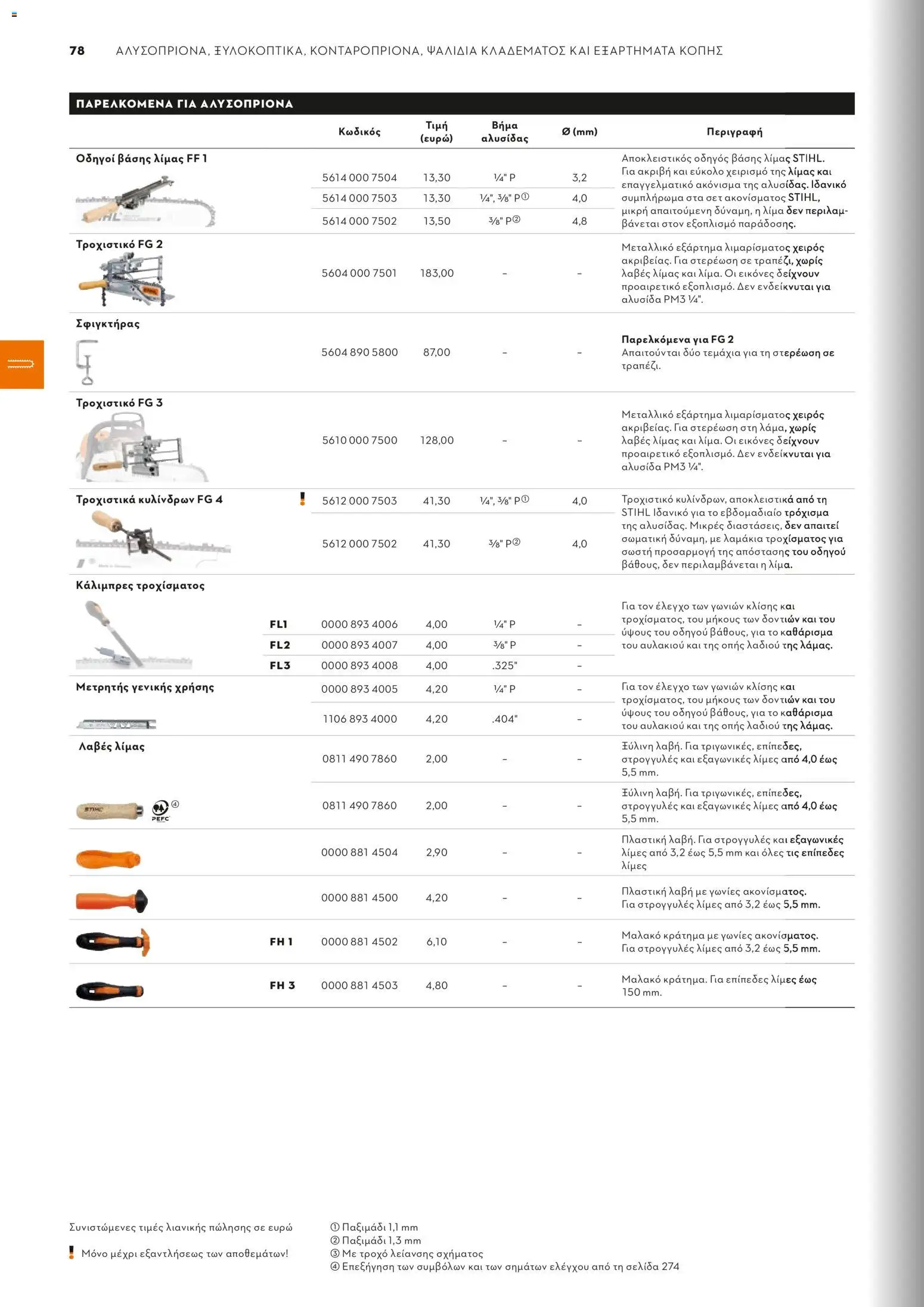 Stihl - Κατάλογος – σε ισχύ από 01/02/2026 | Σελίδα: 79