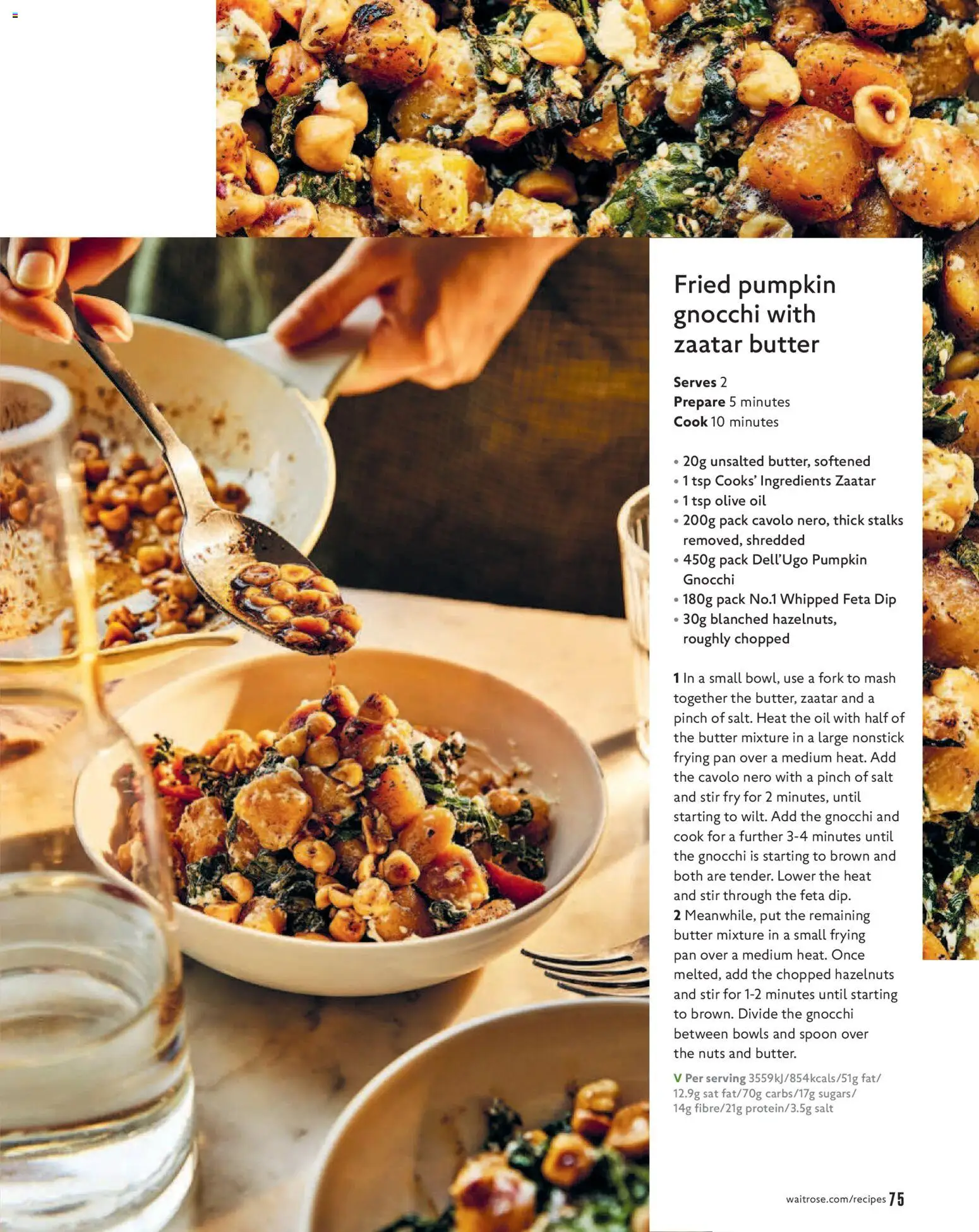{H1} | Page: 75 | Products: Hazelnuts, Butter, Oil, Fork