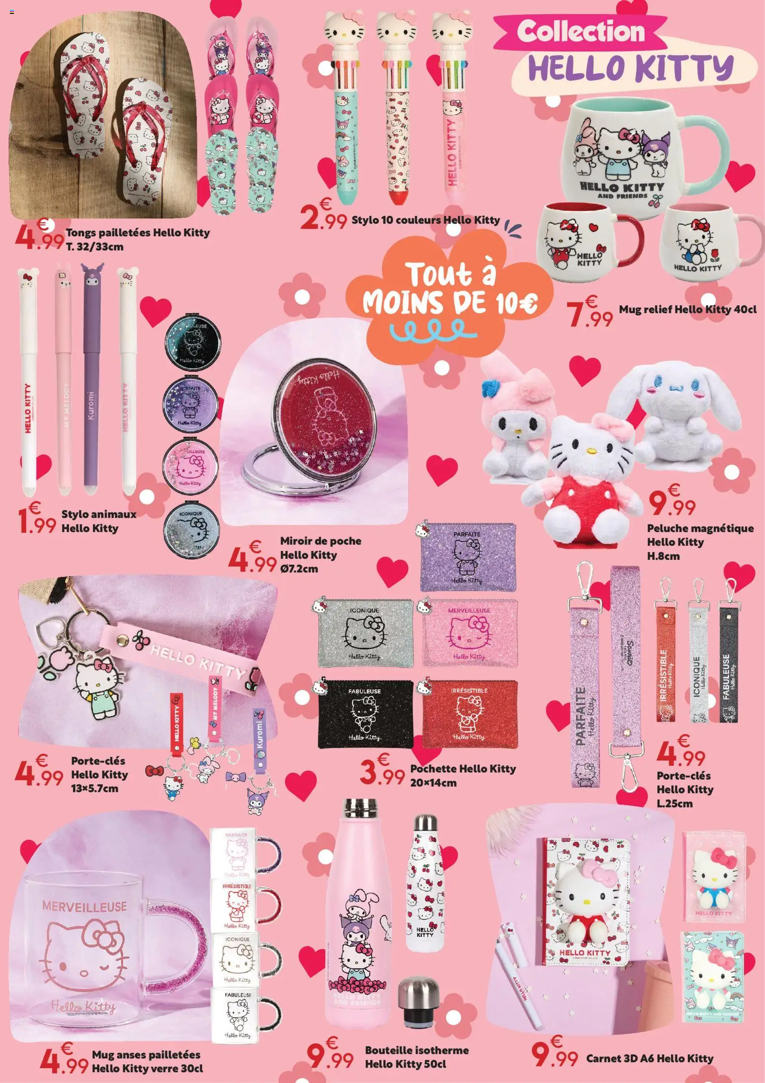 {H1} | Page: 7 | Produits: Peluche, Stylo, Miroir, Tongs