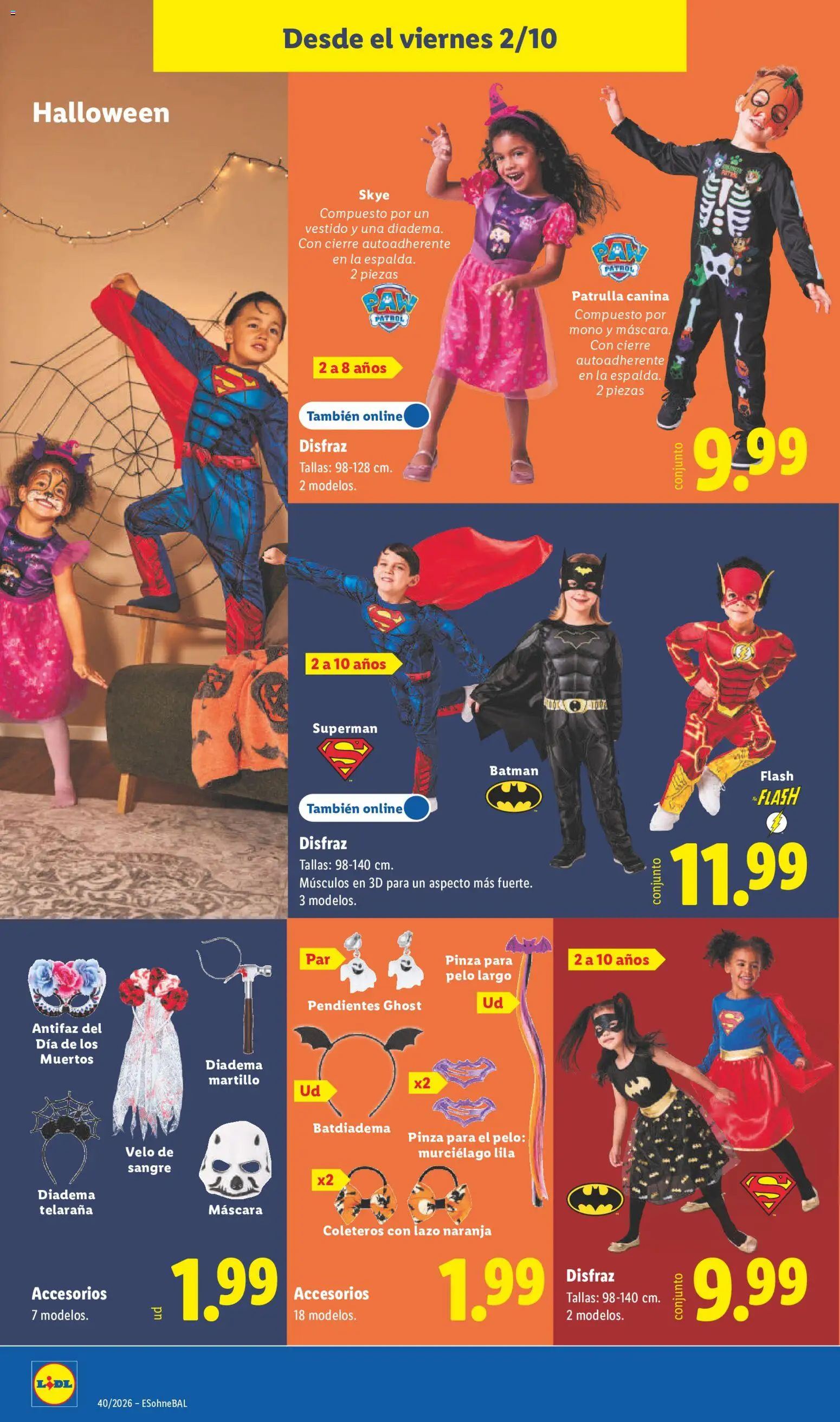 Lidl folleto de bazar │ válido desde el 28/09/2026 | Página: 24 | Productos: Máscara, Pendientes