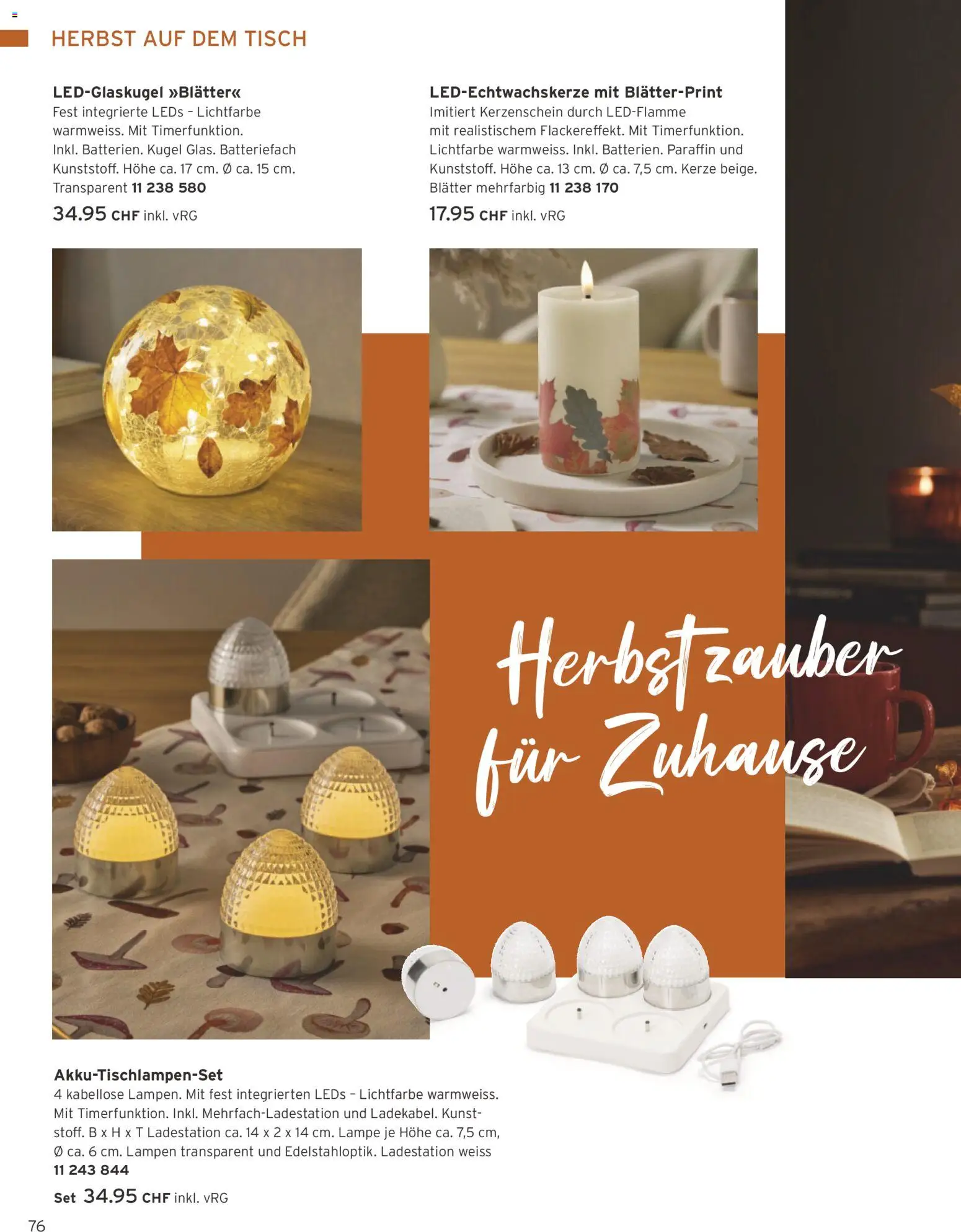 Tchibo aktionen Run club – gültig ab 01.10.2026 | Seite: 76 | Produkte: Tisch, Lampe