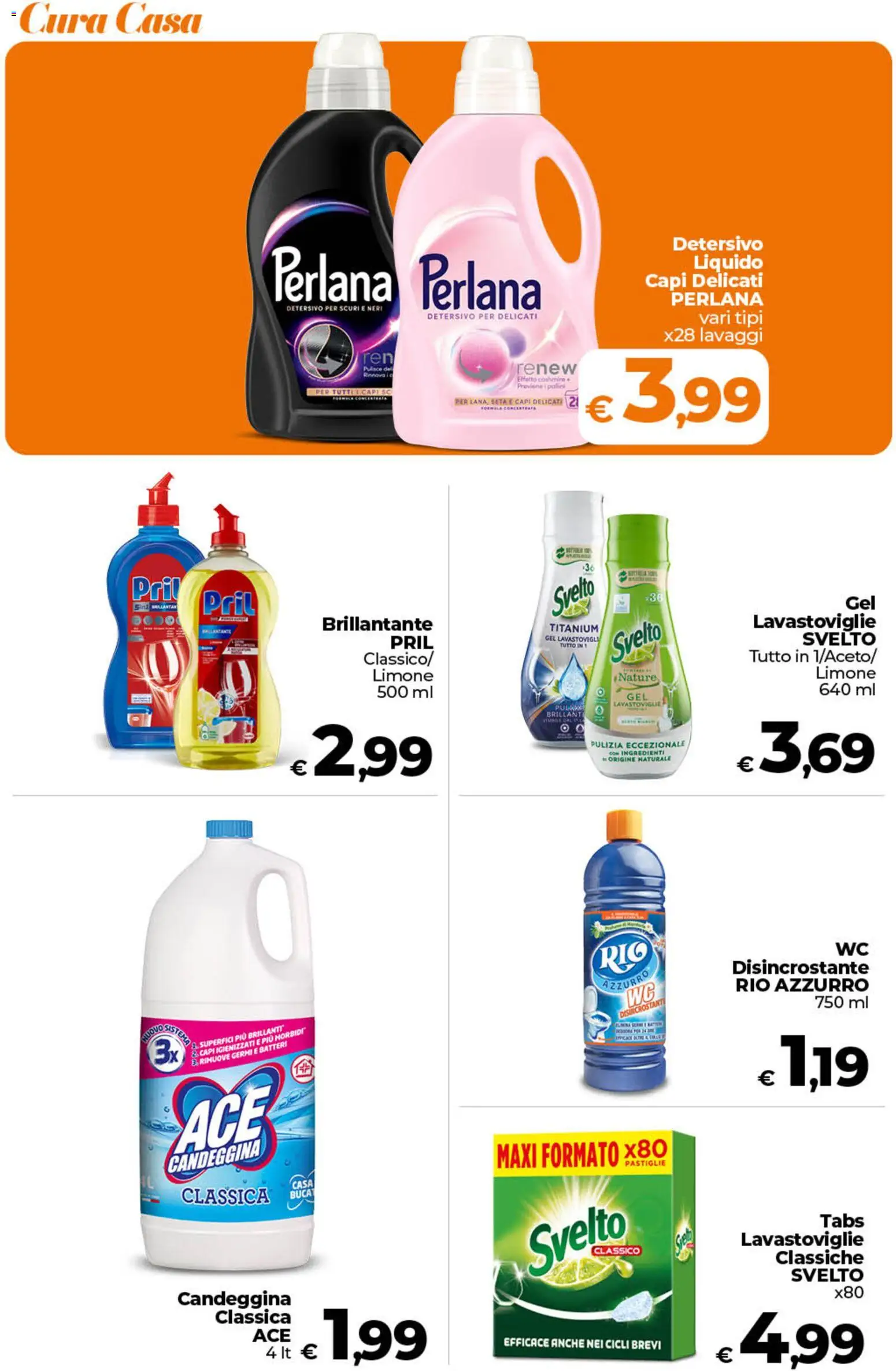 Volantino Ipercoop del 11/08/2026 | Pagina: 51 | Prodotti: Candeggina, Limone, Lavastoviglie, Ingredienti