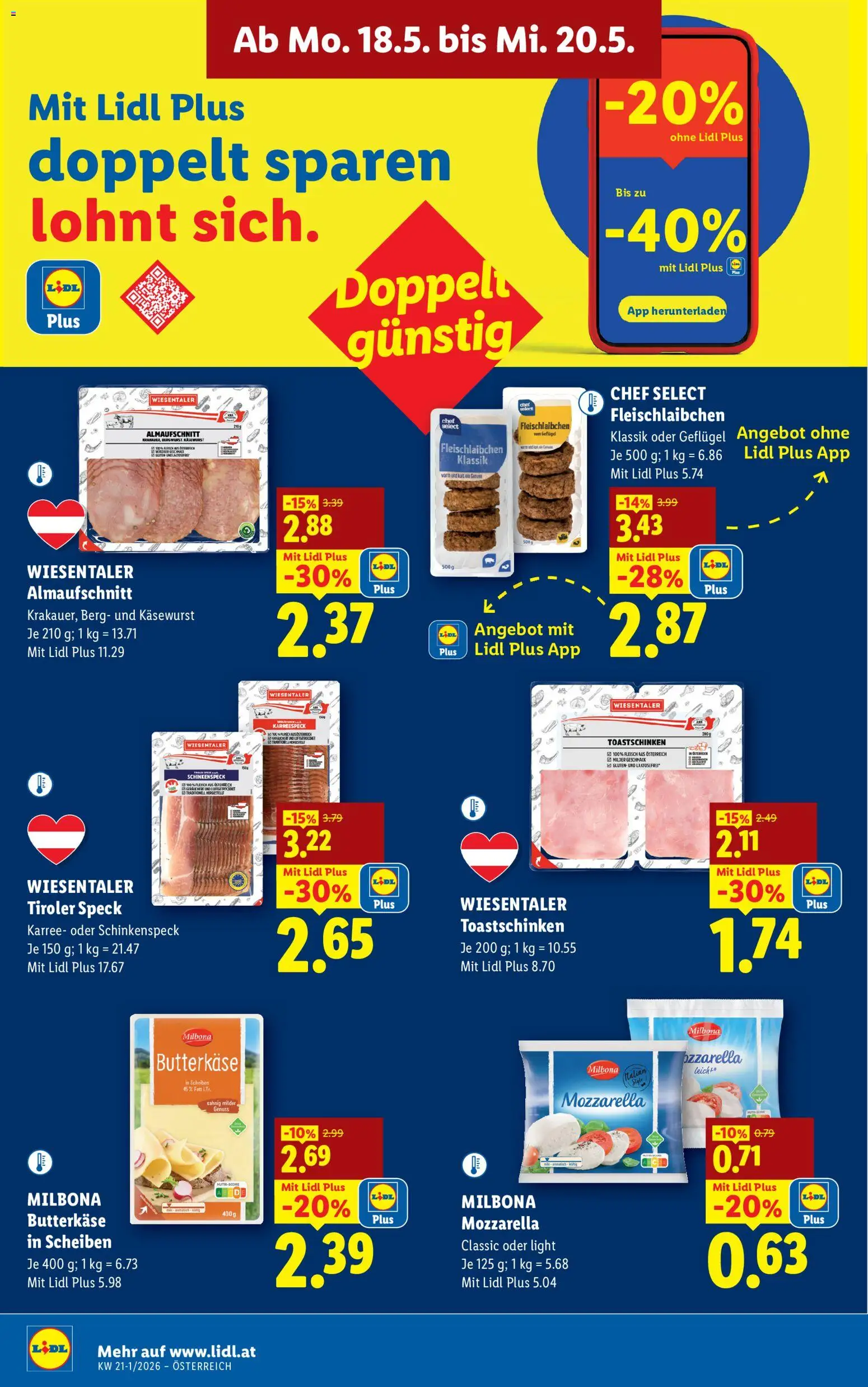 Lidl Flugblatt - Oberpullendorf, Güssing, Oberwart gültig ab 13.05.2026 | Seite: 41 | Produkte: Käse