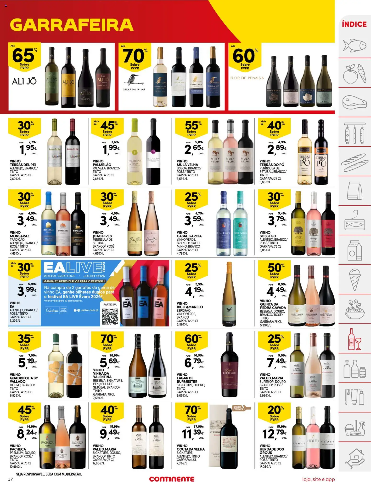Continente folheto │ válido de 16.06.2026 | Página: 37 | Produtos: Pó, Vinho, Vinho tinto