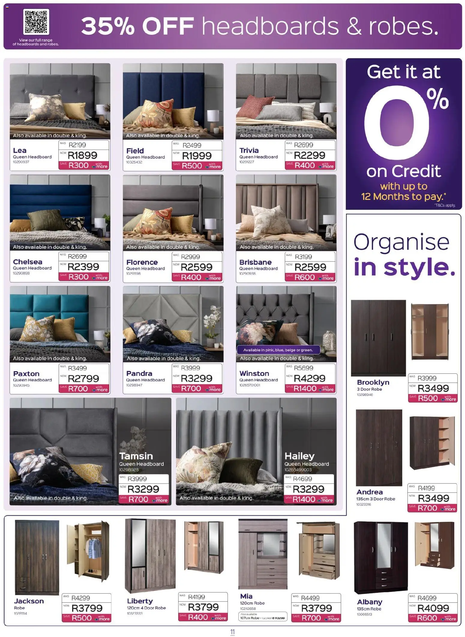New Sleepmasters catalogue – valid from 15/10/2026 | Page: 11 | Products: Headboard