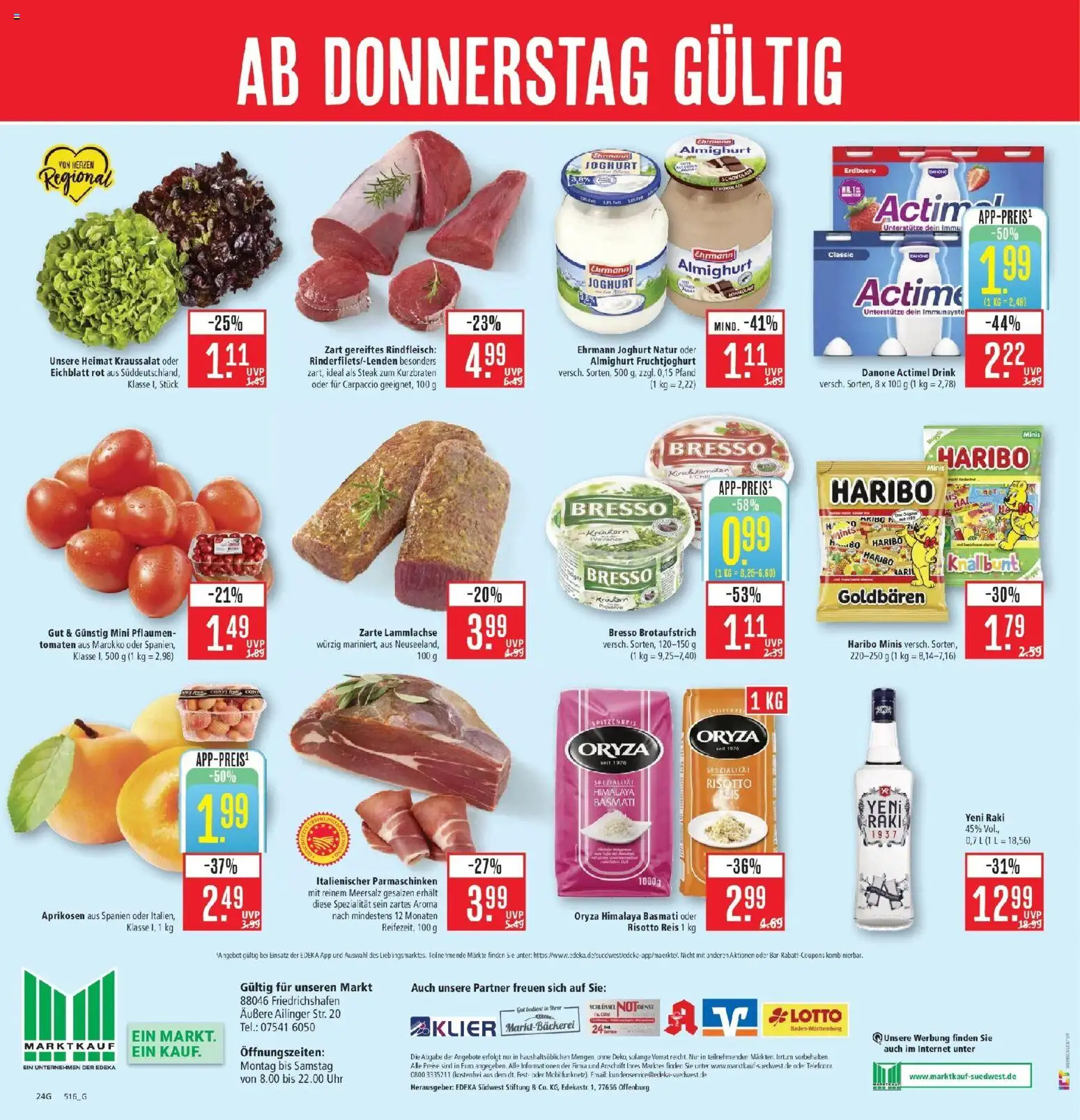 Marktkauf Prospekt Friedrichshafen (ab 03.08.2026) » Angebote online | Seite: 28 | Produkte: Pflaumen, Tomaten, Bresso, Reis