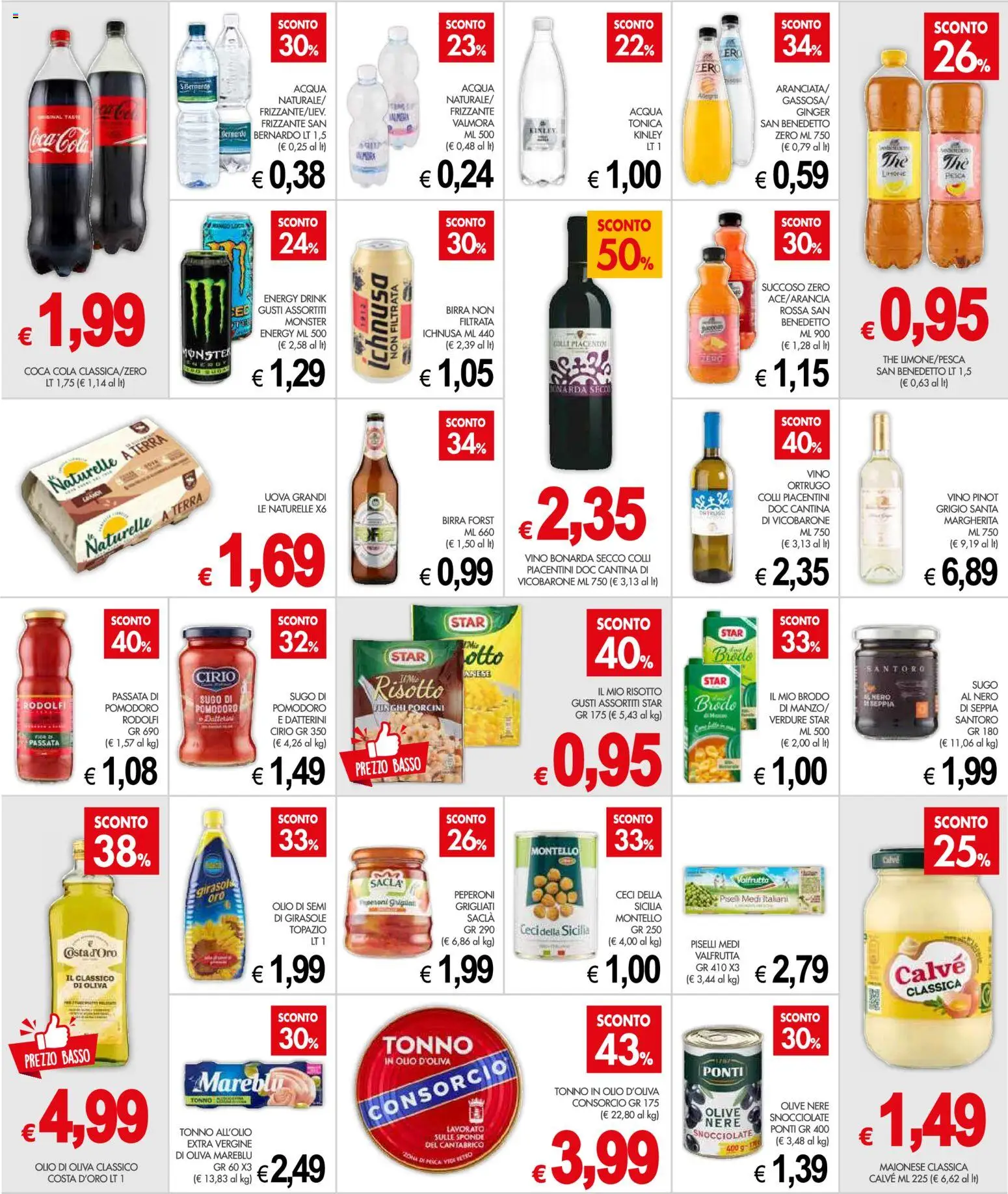 Volantino Presto Fresco del 13.04.2026 | Pagina: 6 | Prodotti: Ceci, Verdure, Sugo, Terra