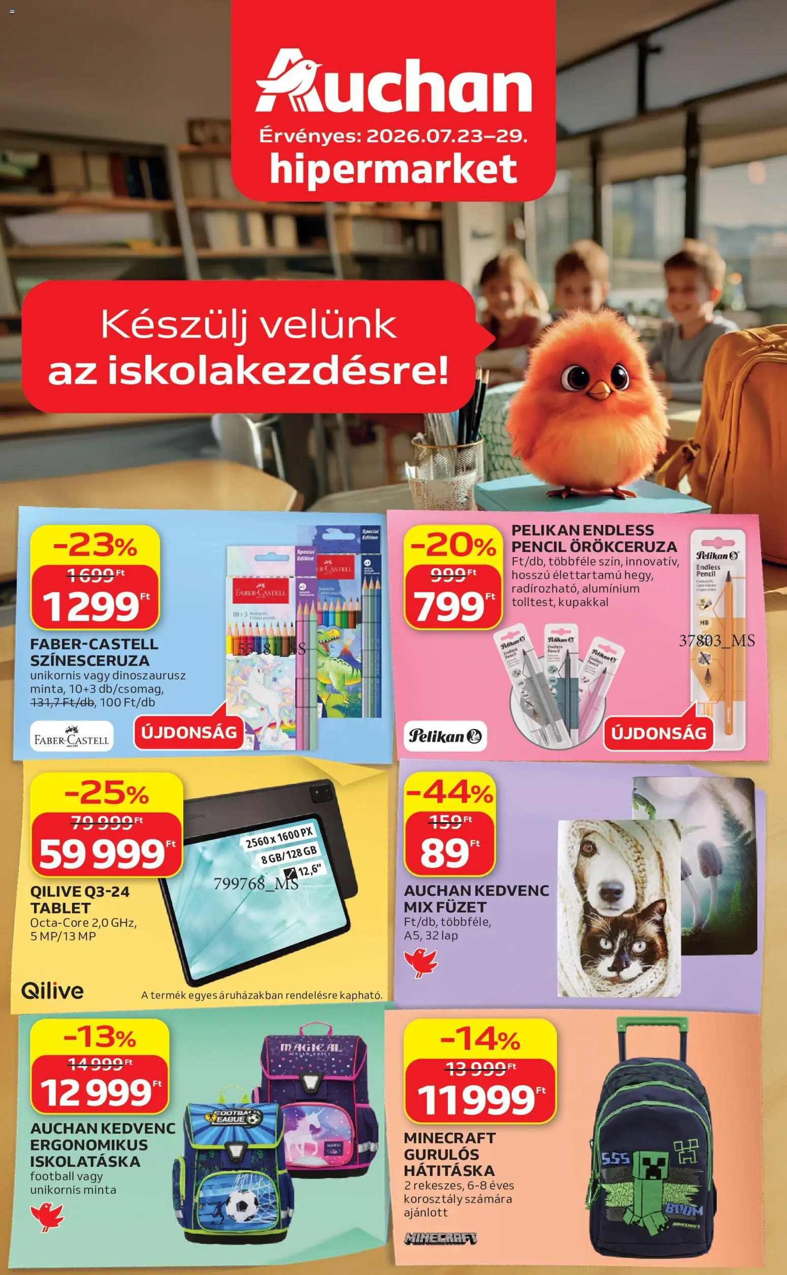 Akciós újság új Auchan catalogue cover