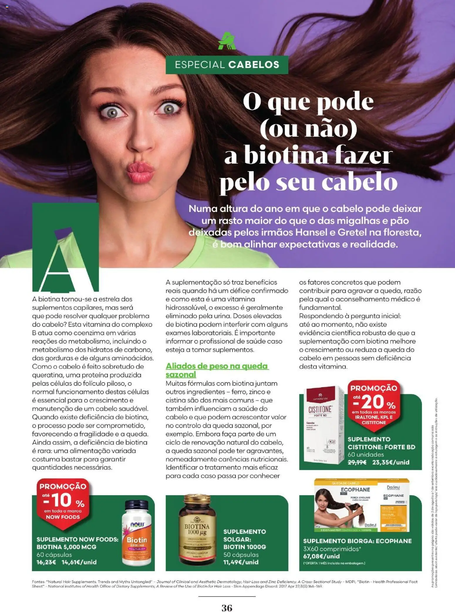 Auchan - Solares  Especial Cabelo │ válido de 02/08/2026 | Página: 36 | Produtos: Faca, Pão, Proteina