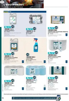 METRO - Prévisualisation de METRO - Restauration asiatique valide à partir de 28.08.2025 | Page: 94 | Produits: Papier toilette, Tampons, Parfum, Eponge