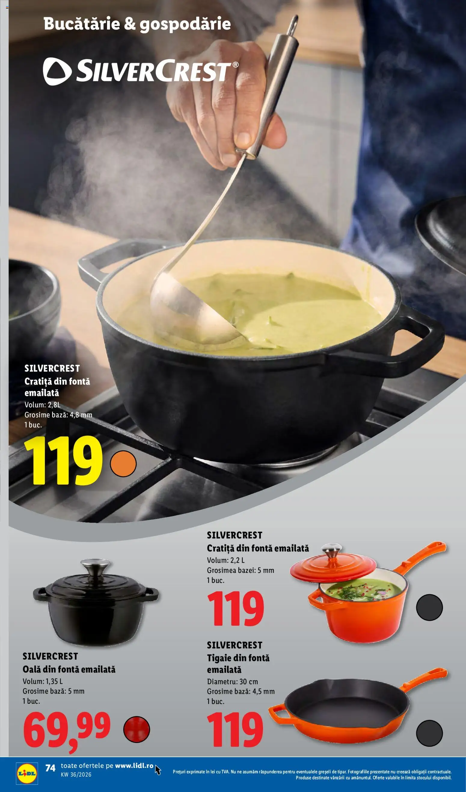 Noul catalog Lidl – valabil de la 31.08.2026 | Pagină: 74