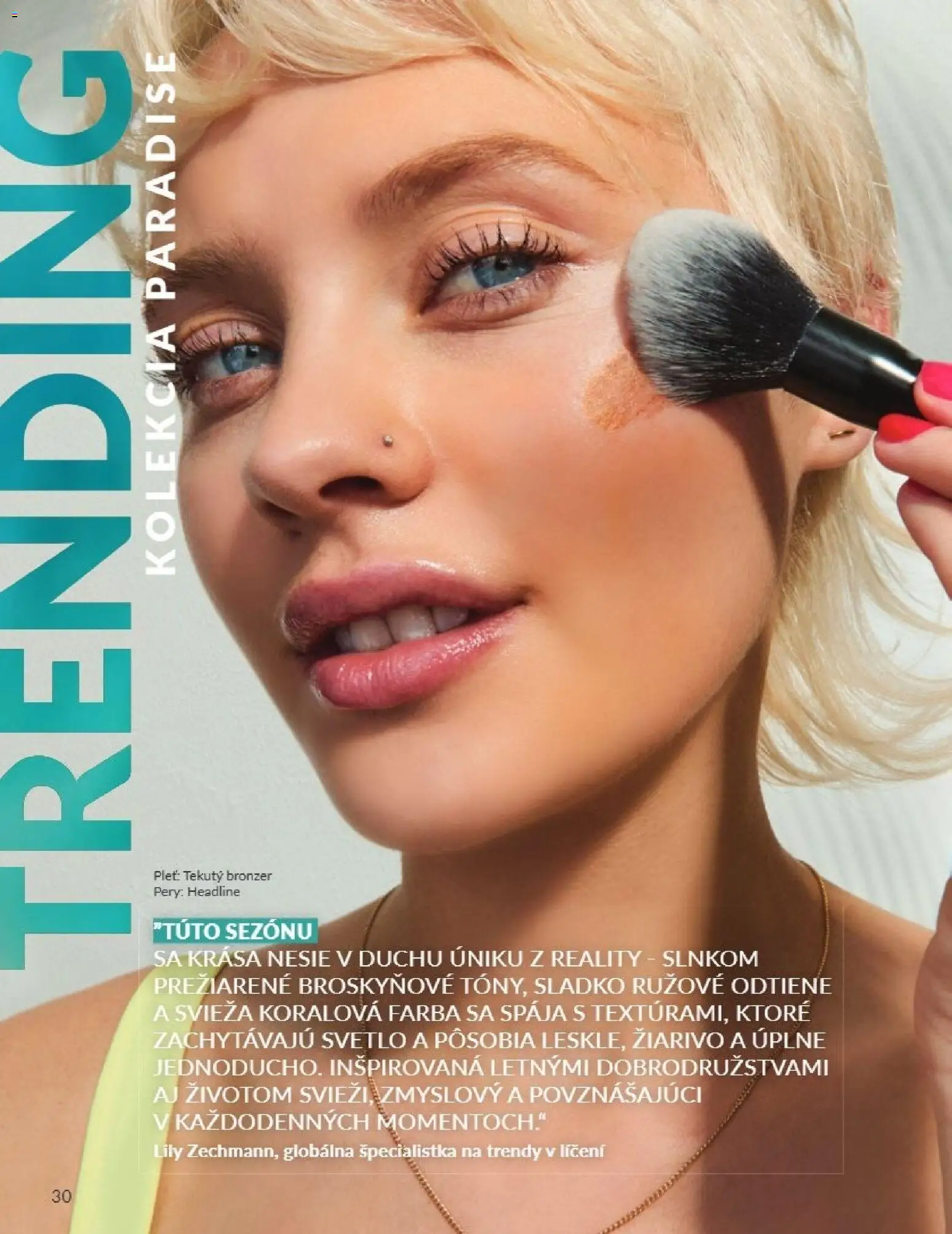 Nové Avon akcie – leták je platný od 01.07.2026 | Strana: 30 | Produkty: Svetlo, Bronzer