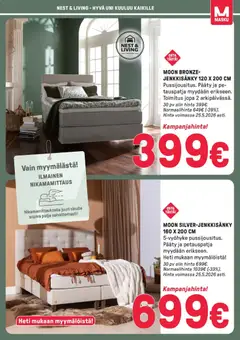 Masku-mainoslehti voimassa 15.05.2026 alkaen | Sivu: 11 | Tuotteet: Jenkkisänky, Patja, Petauspatja