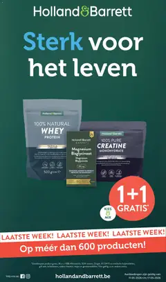 Holland & Barrett Folder / Publicité - Voorbeeld van een folder van Holland & Barrett, geldig van 11.05.2026