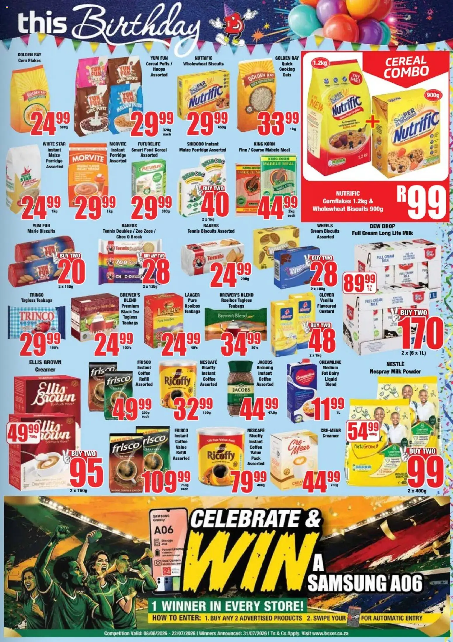 New Boxer catalogue – valid from 09/07/2026 | Page: 5 | Products: Corn, Oats, Biscuits, Flakes