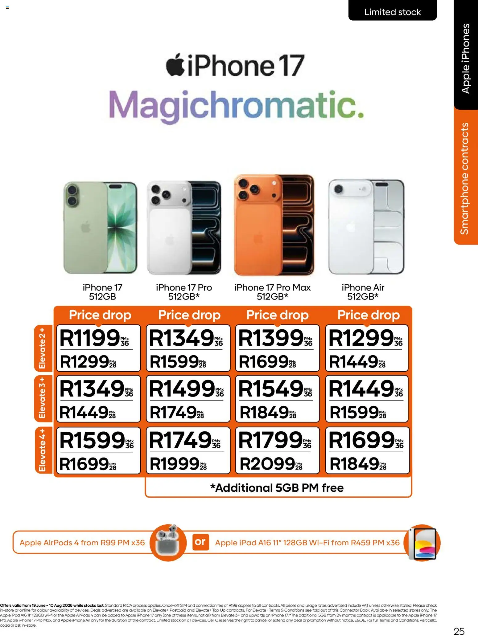 New Cell C catalogue – valid from 19.06.2026 | Page: 27