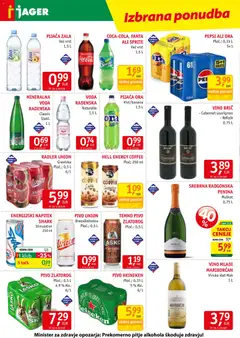 Jager katalog akcije – veljaven od 21.10.2026 | Stran: 12 | Izdelki: Sprite, Vino, Pivo, Voda