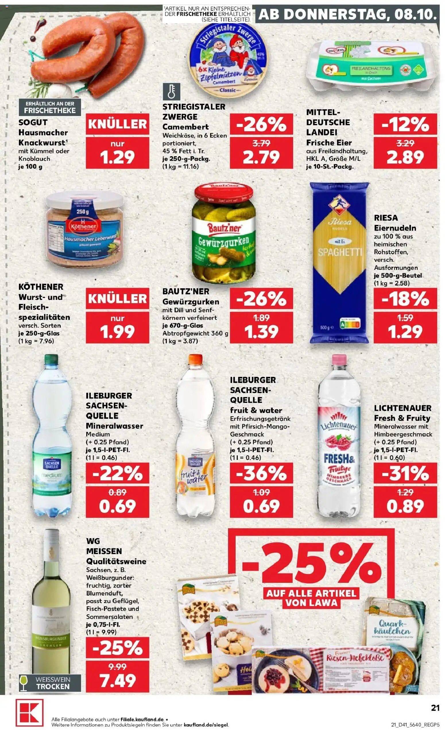 Prospekt Kaufland ab 08.10.2026 » Angebote Online zum Blättern | Seite: 21