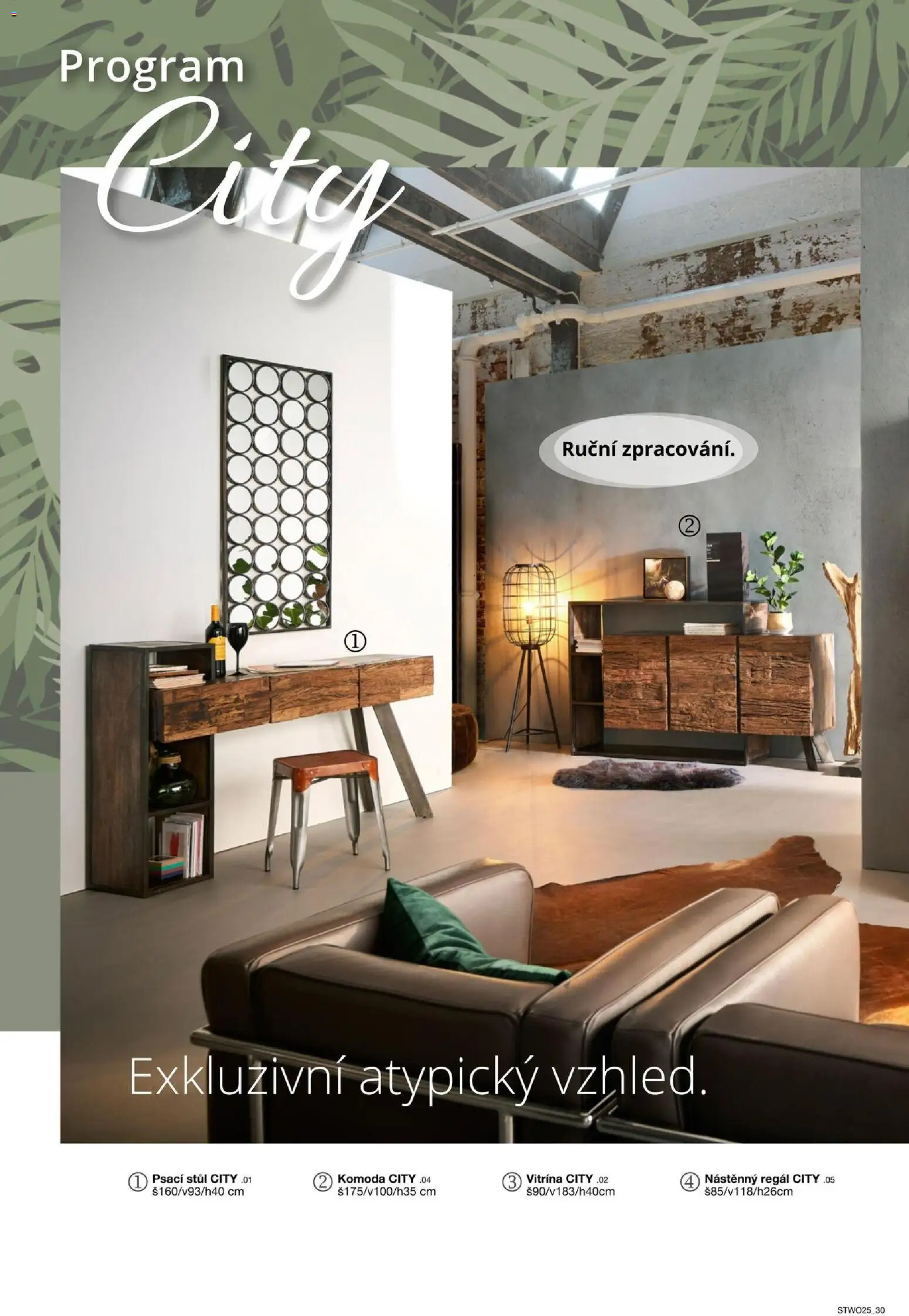 Sconto nábytek katalog - Nábytek z masivu od 01.01.2026 | Strana: 30 | Produkty: Komoda, Regál, Stůl, Psací stůl