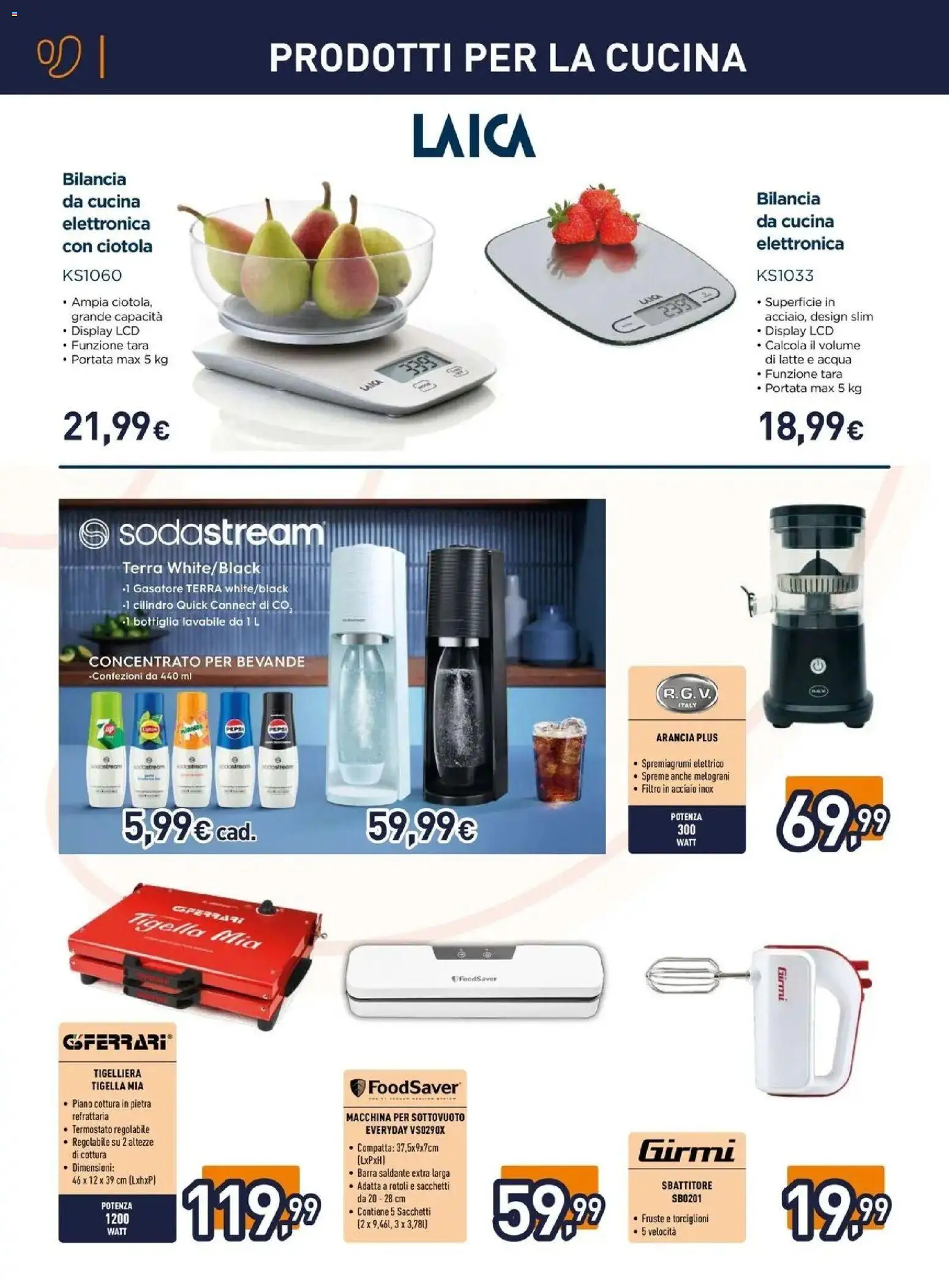 Volantino Unieuro del 12/10/2026 | Pagina: 10 | Prodotti: Gasatore, Acqua, Piano cottura, Ciotola