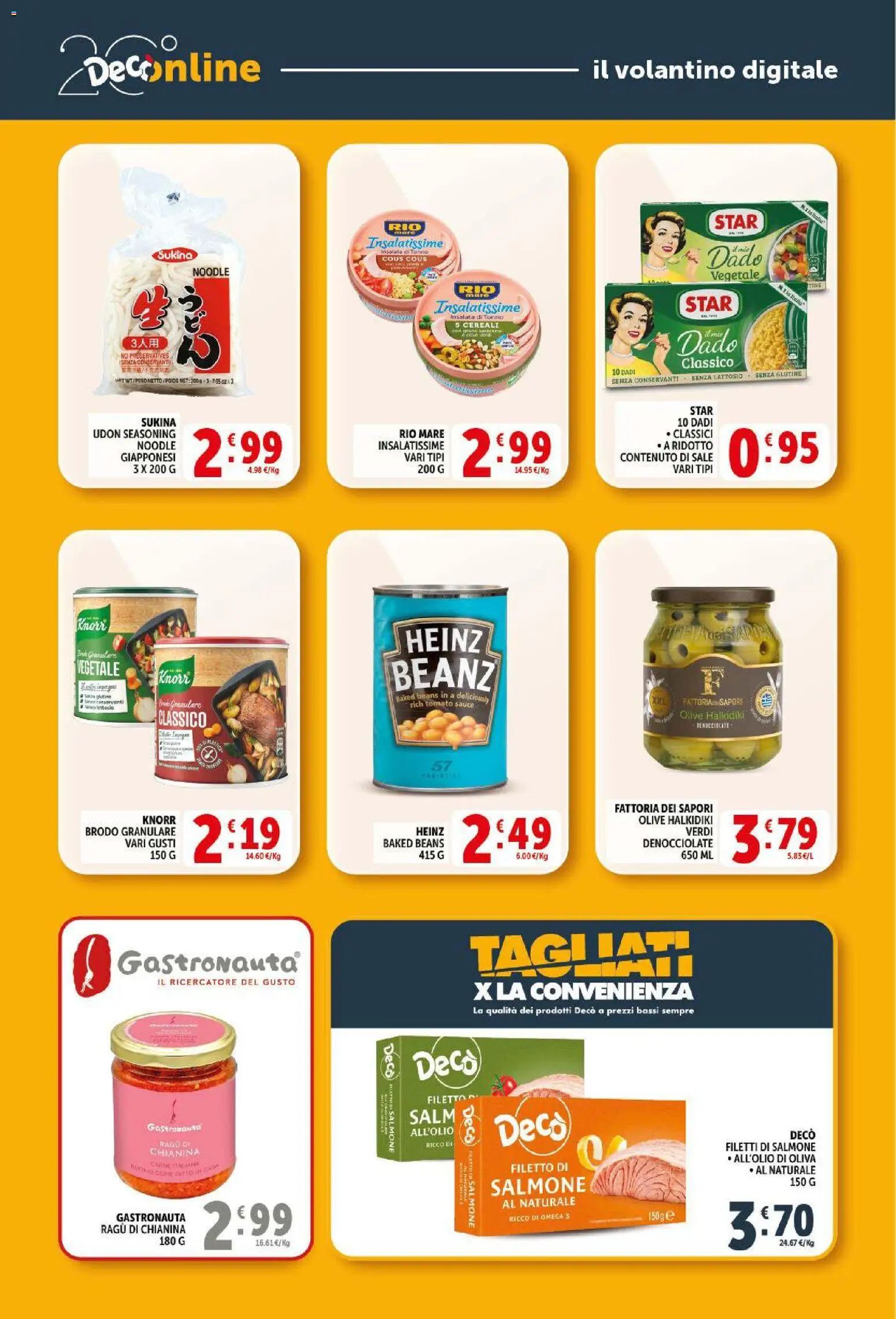 Volantino Decò del 09.04.2026 | Pagina: 30 | Prodotti: Cereali, Sale, Olive, Tonno