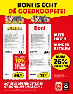 Boni folder - Voorbeeld van een folder van Boni, geldig van 28-09-2026 | Pagina: 38 | Producten: Robijn, Fles, Papier, Mango