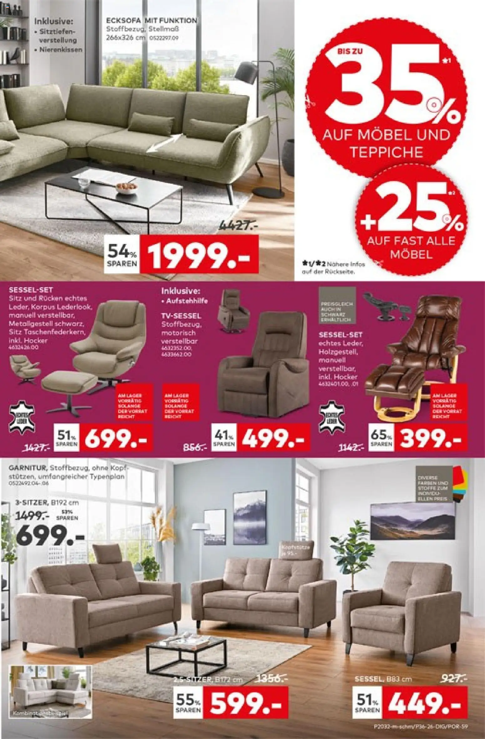 Porta! Prospekt Bis zu 35% auf Möbel und Teppiche – gültig ab 04.10.2026 | Seite: 5