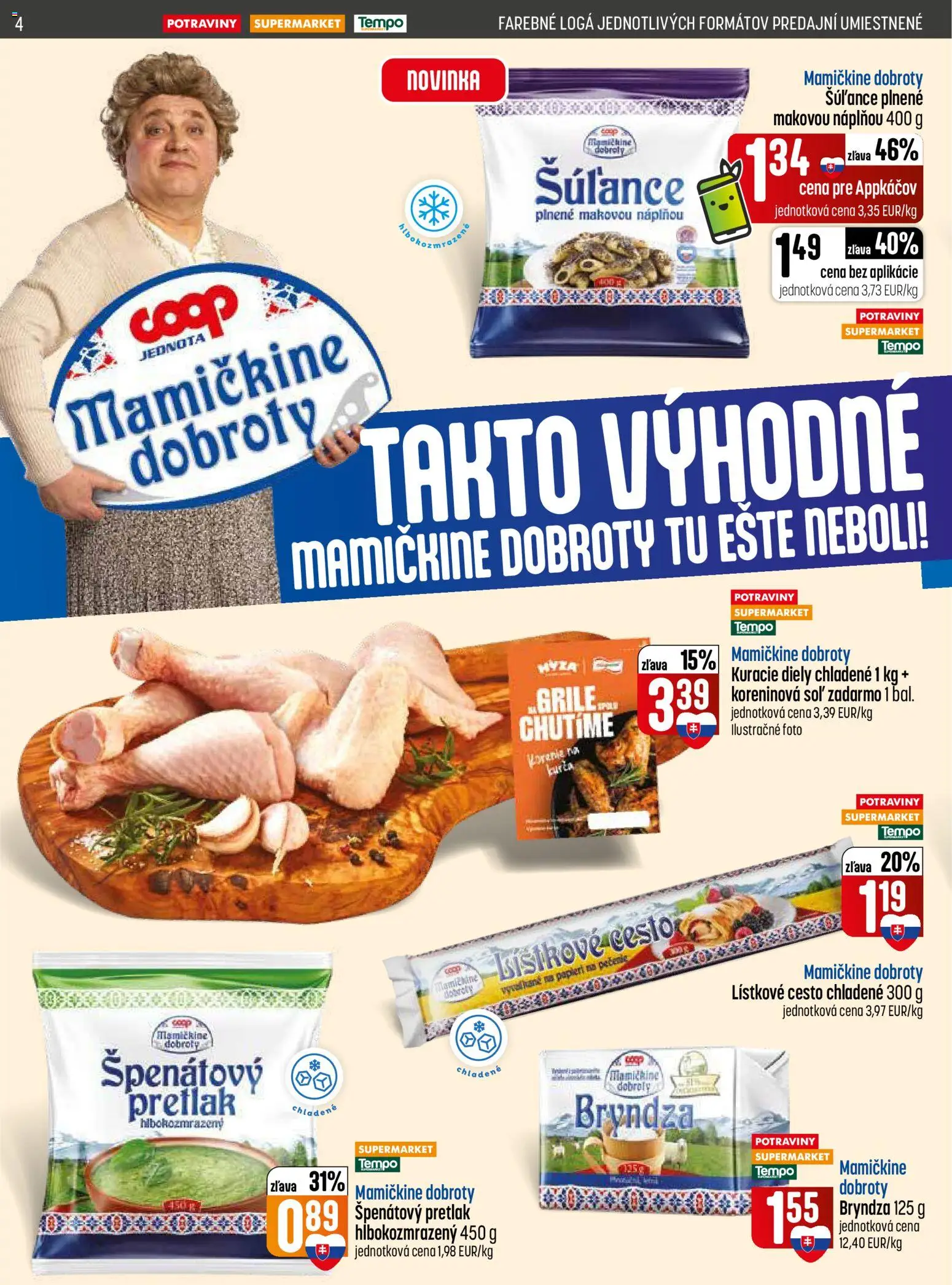 Nové COOP Jednota akcie – leták je platný od 26.08.2026 | Strana: 4