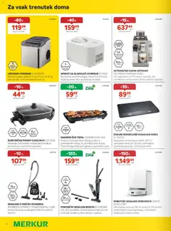 Merkur katalog akcije – veljaven od 06.05.2026 | Stran: 14 | Izdelki: Pribor, Ledomat, Sladoled, Sesalnik