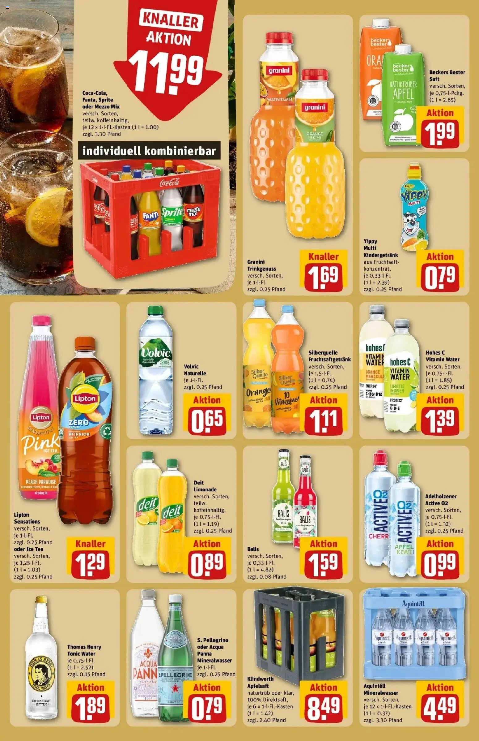 REWE Prospekt ab 28.09.2026 zum Blättern » Angebote | Seite: 28 | Produkte: Mezzo mix, Pfirsich, Limette, Saft