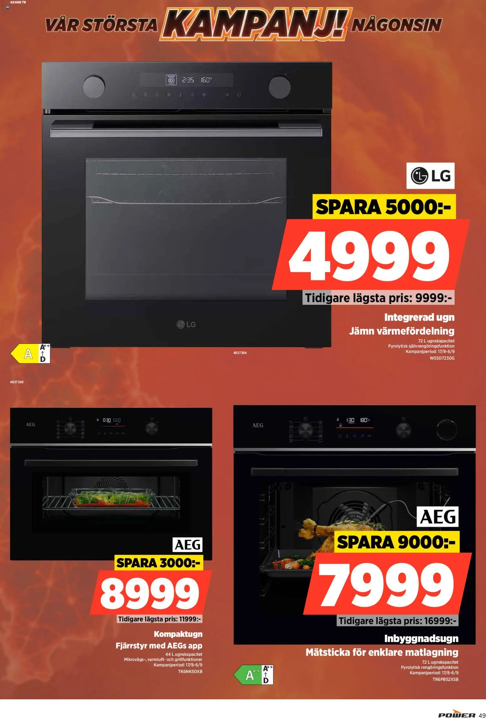 Power reklamblad aktuell från 31/08/2026 | Sida: 49 | Produkter: Ugn